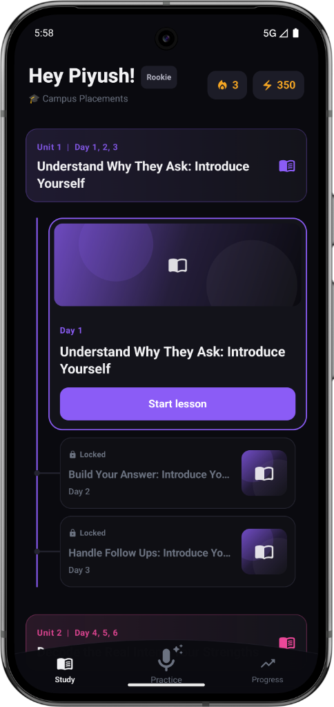Bolo AI App Interface